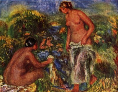 Femmes se baignant - Pierre Auguste Renoir